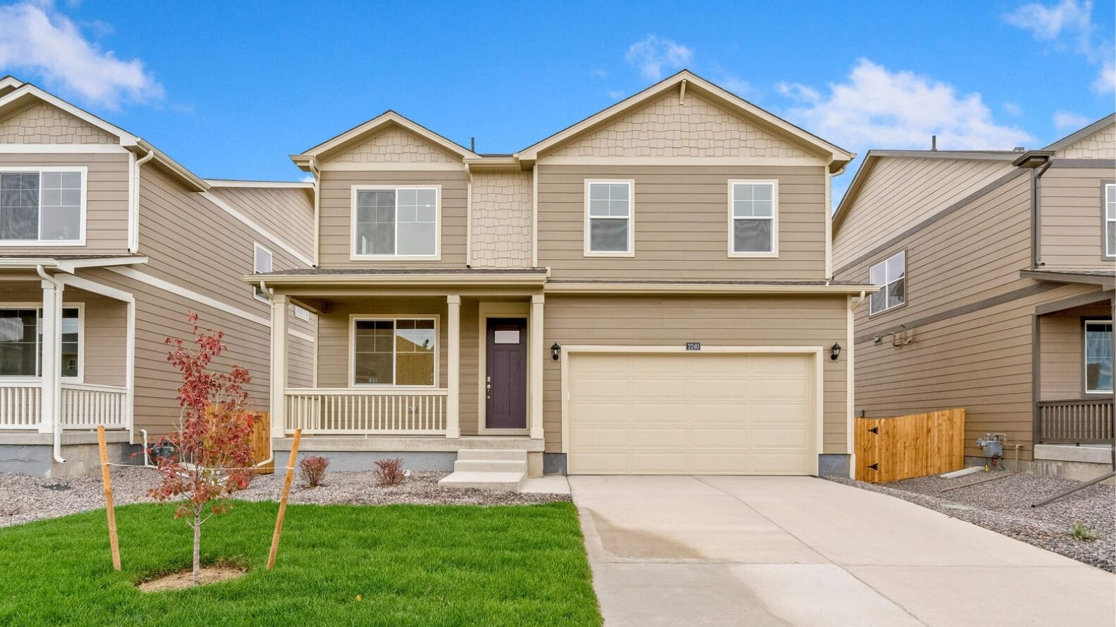 two story new home in elizabeth colorado