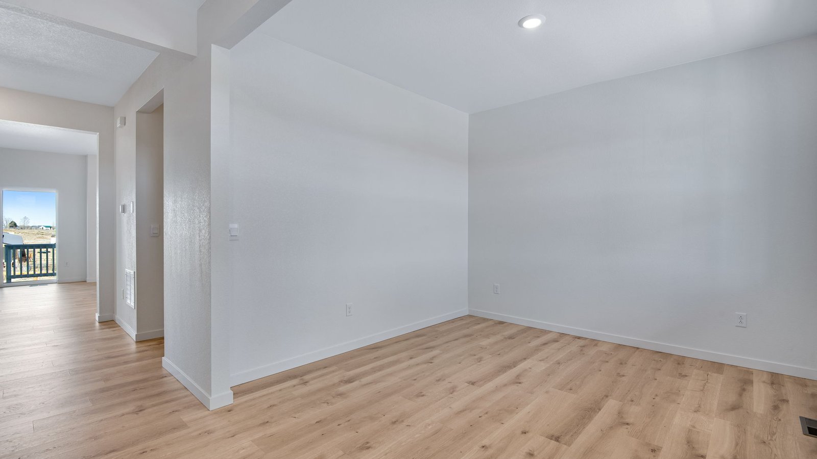 Versatile Entry way space of new home at Spring Valley Ranch new home Community