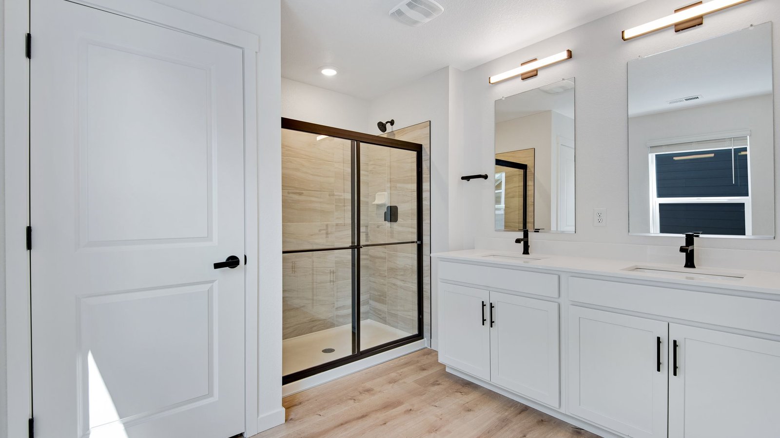 Private attached bathroom in new D.R. Horton home in Colorado