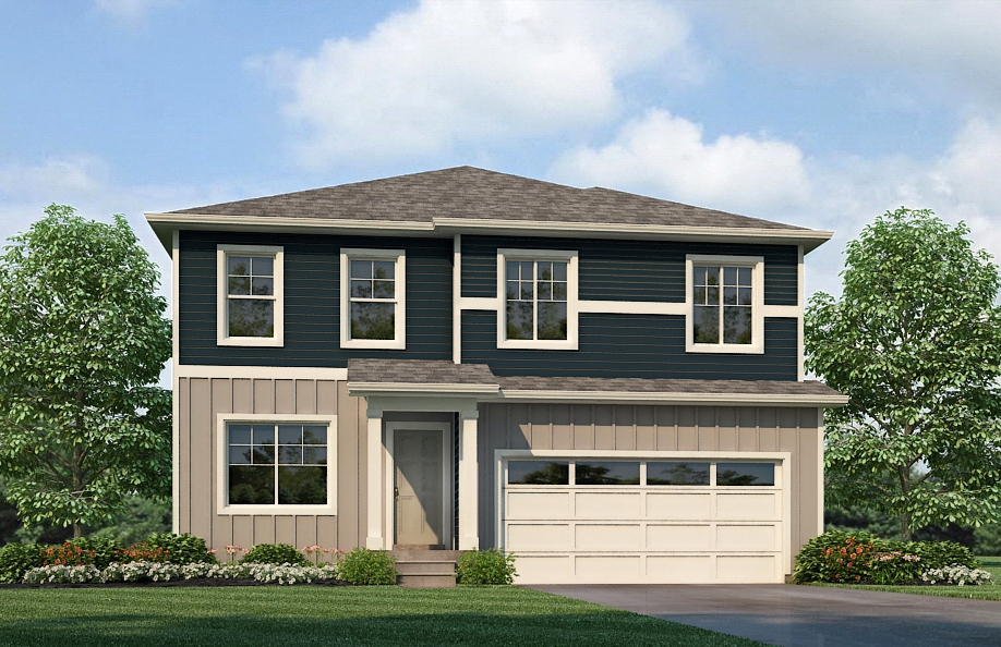 Spring Valley Ranch elevation C exterior in Elizabeth, Colorado