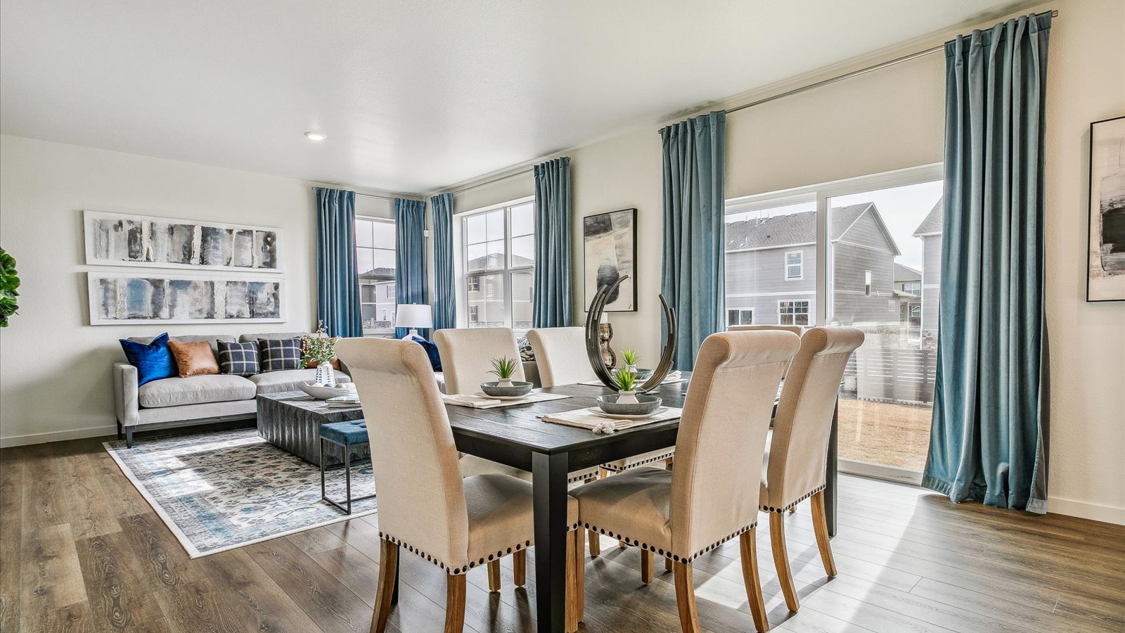 Dining area in new home