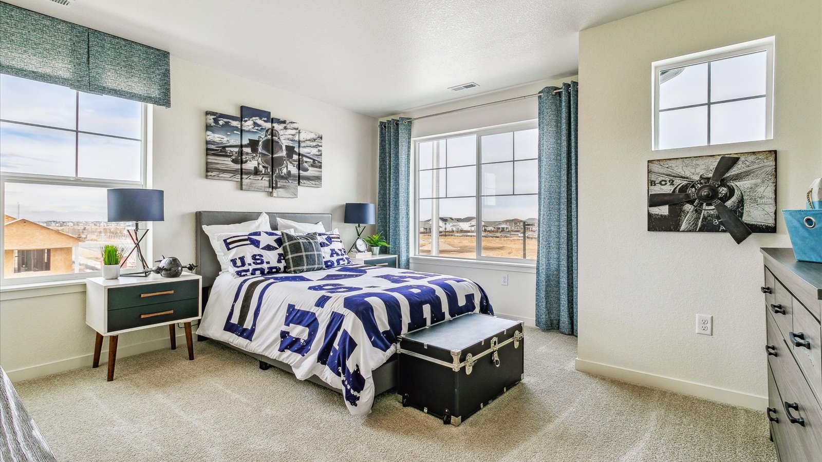 Second bedroom in new home