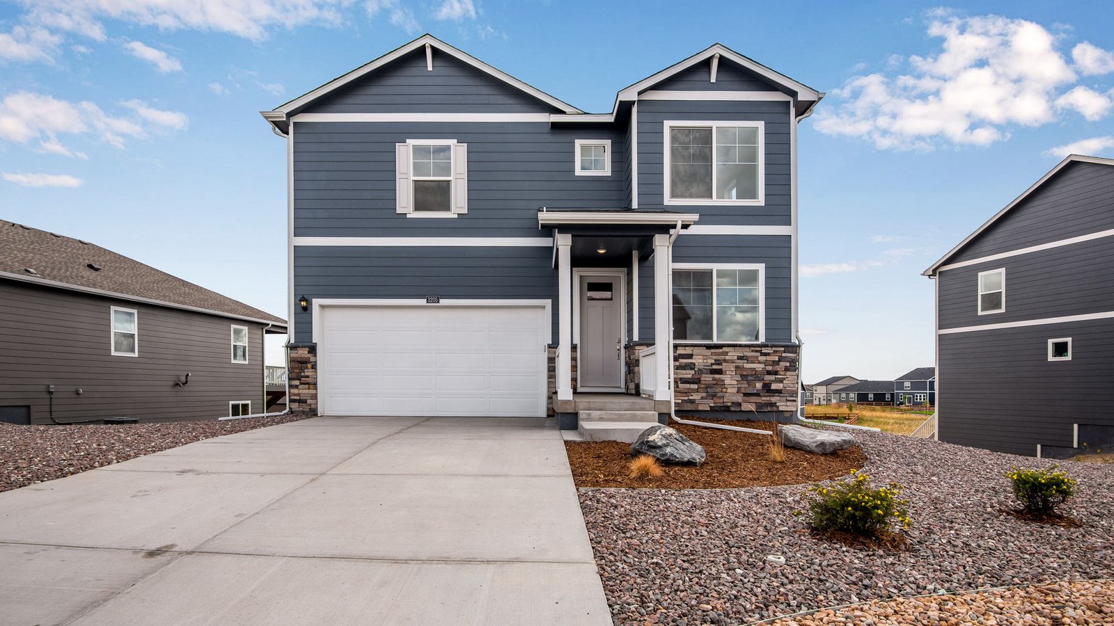 two story new home in elizabeth colorado