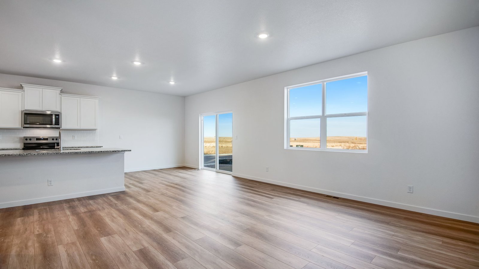 Living area in new home