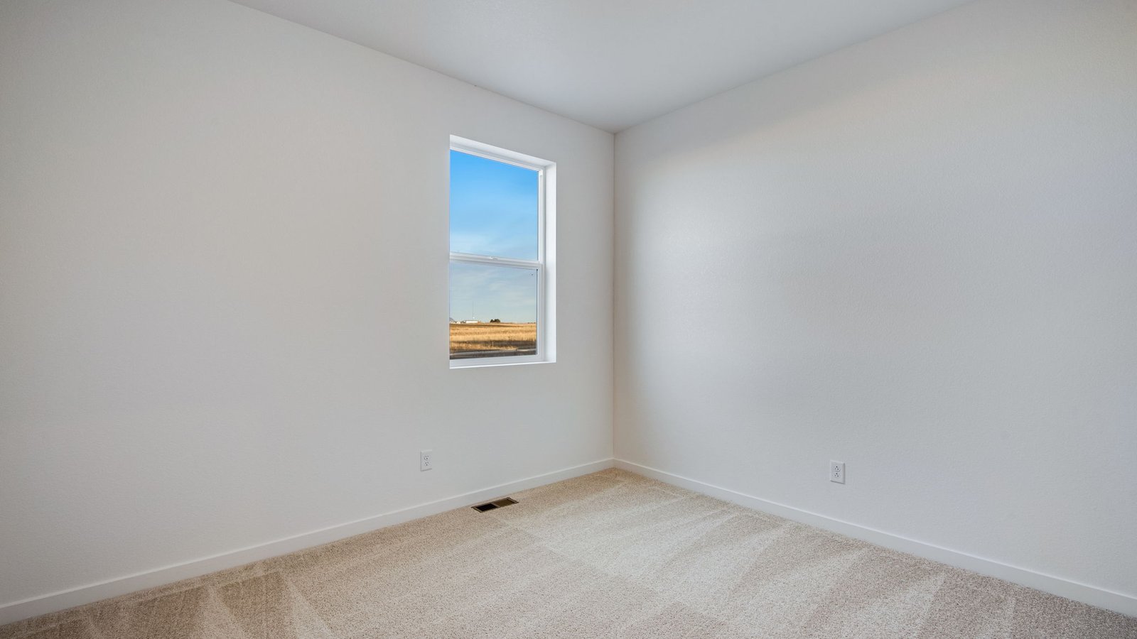 first floor bedroom new home