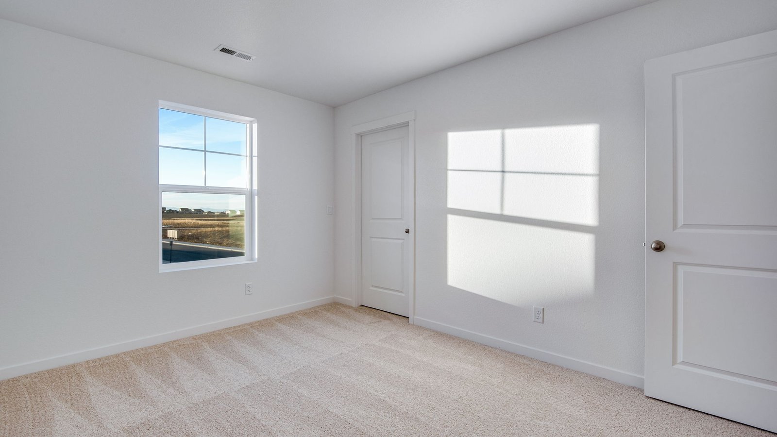 Third bedroom in new home