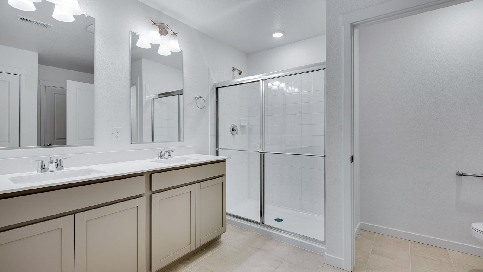 main bathroom in new home