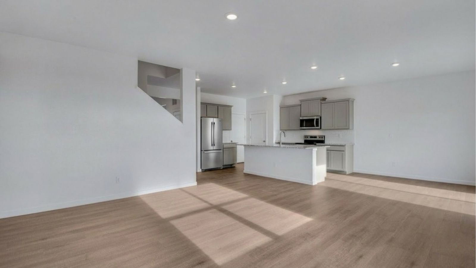 new home with large great room