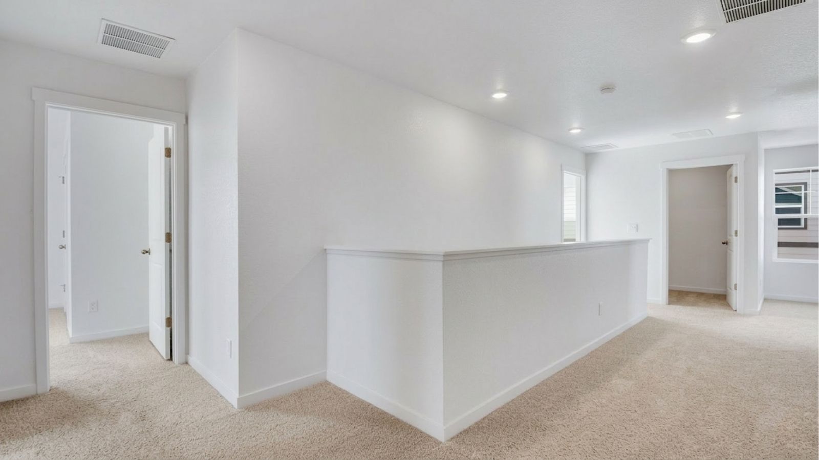 stair landing in new home