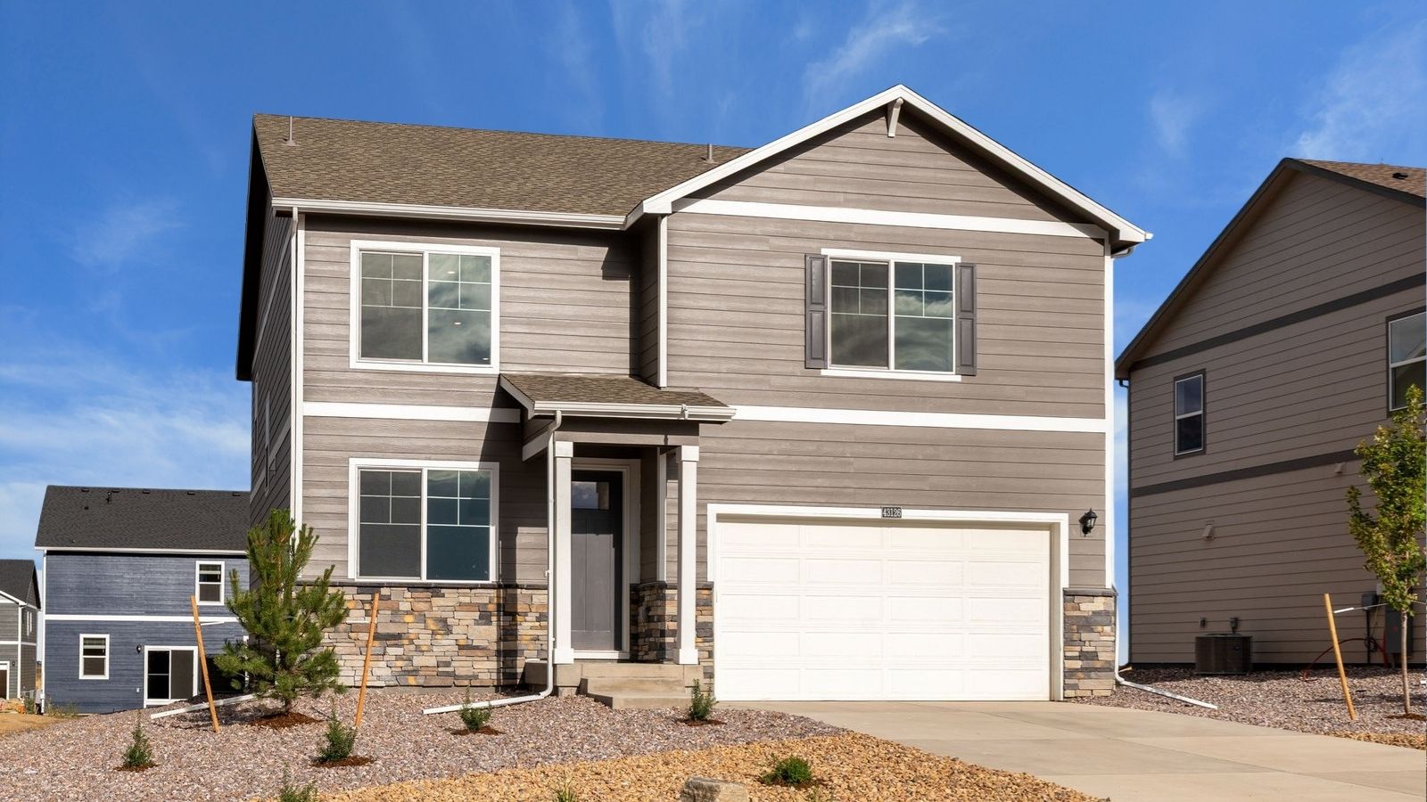 front exterior of 2 story home