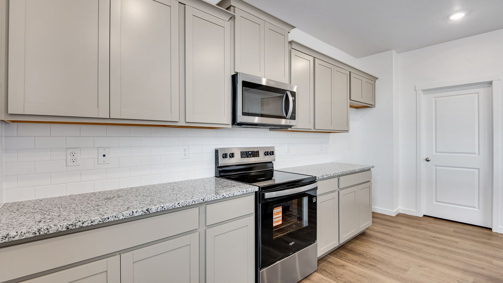 Kitchen with upgraded cabinets