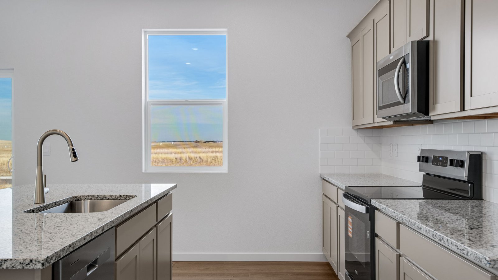 Kitchen in new construction home