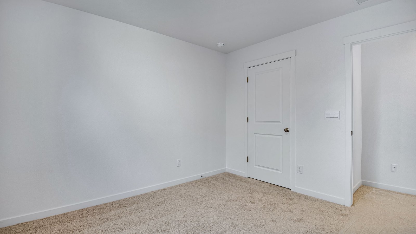 Second bedroom new construction home