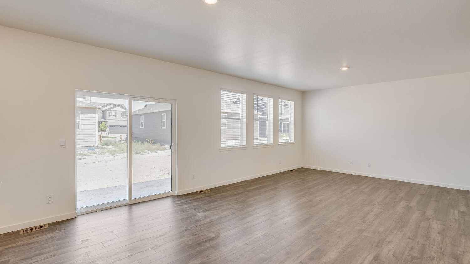 living room in new home
