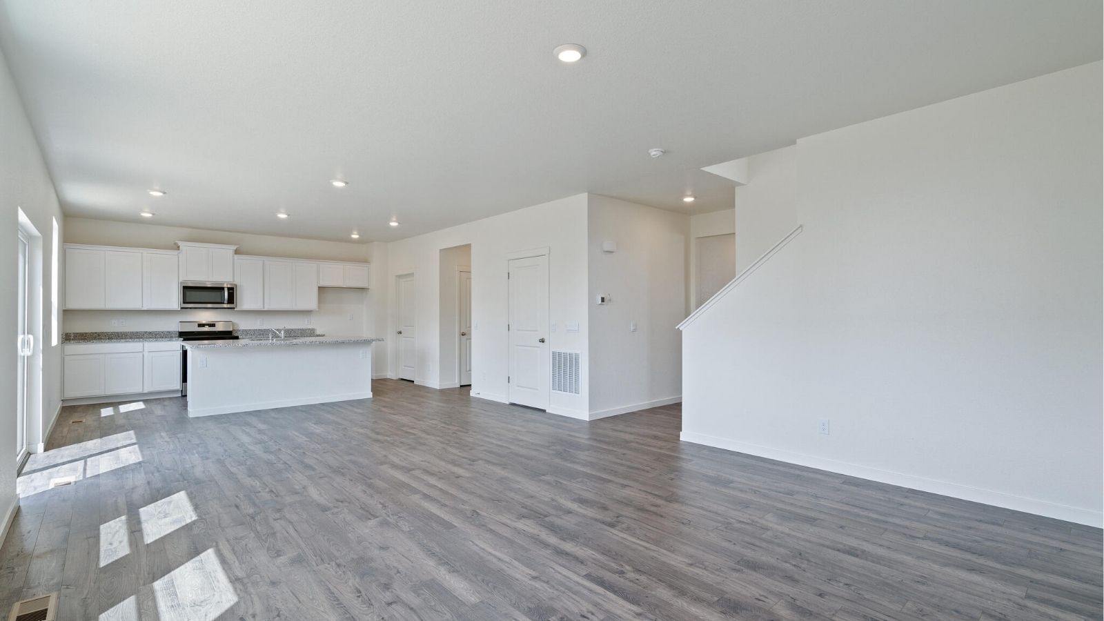 living area in new home