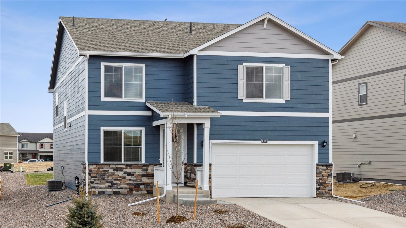 two story new home in elizabeth colorado