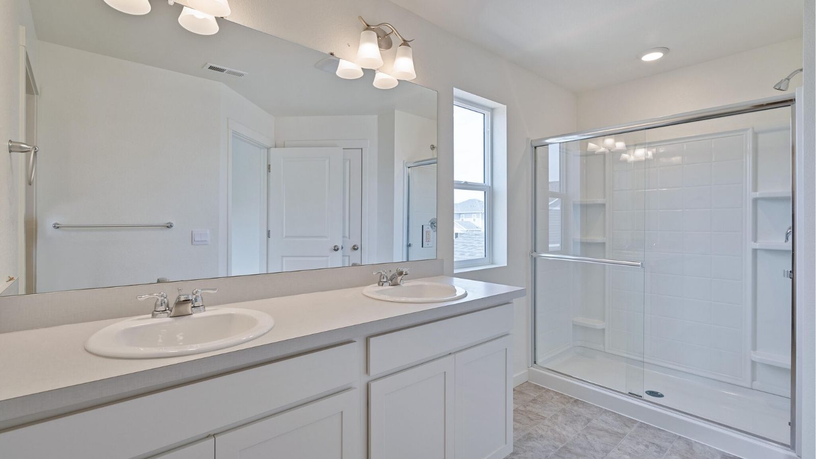 main bathroom in new home