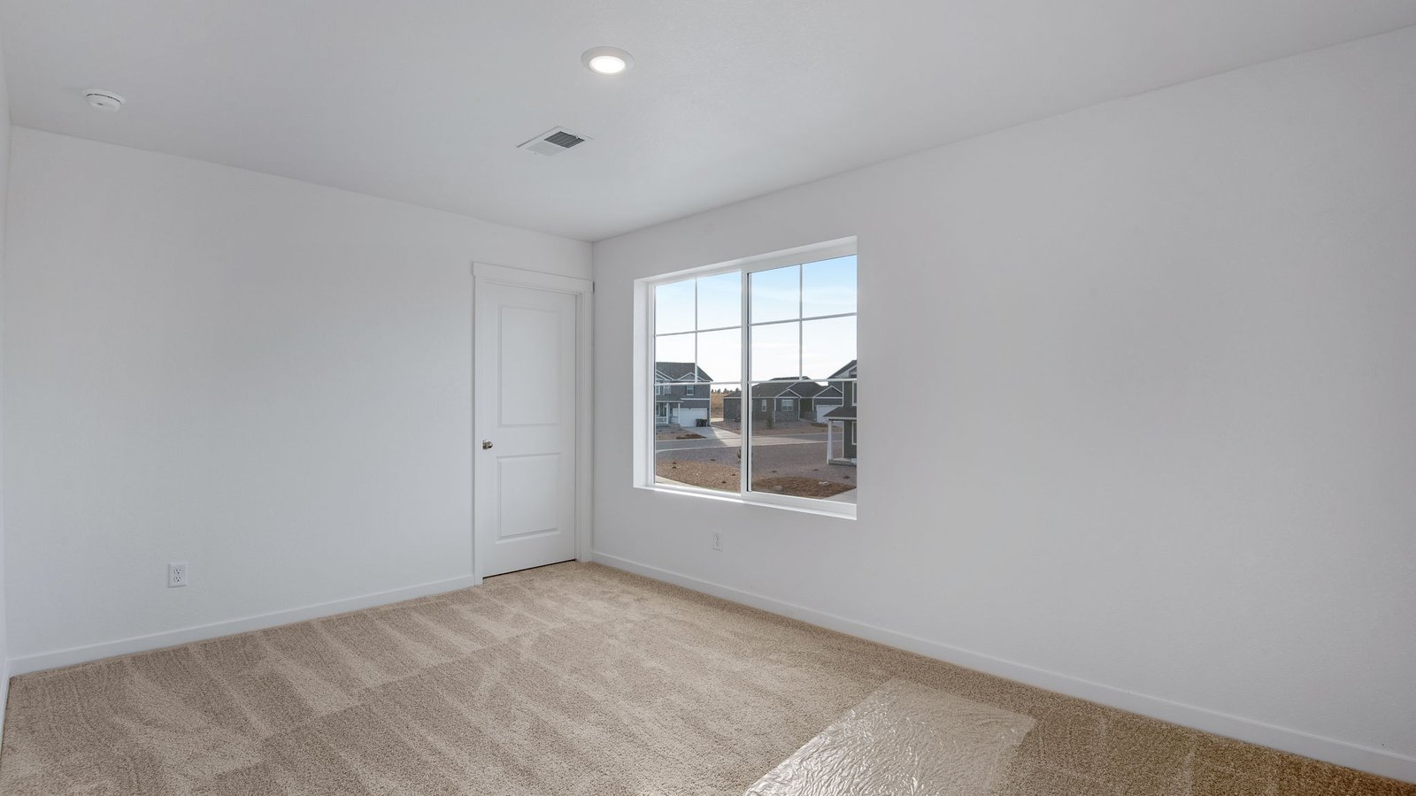 Secondary bedroom in new home near Parker, Colorado