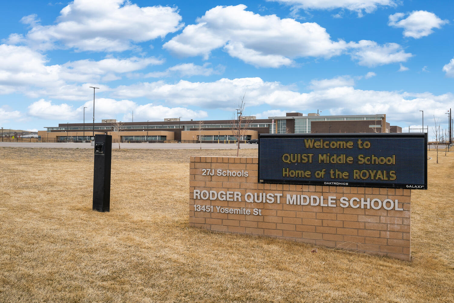 Local Rodger Quist Middle School on Yosemite Street