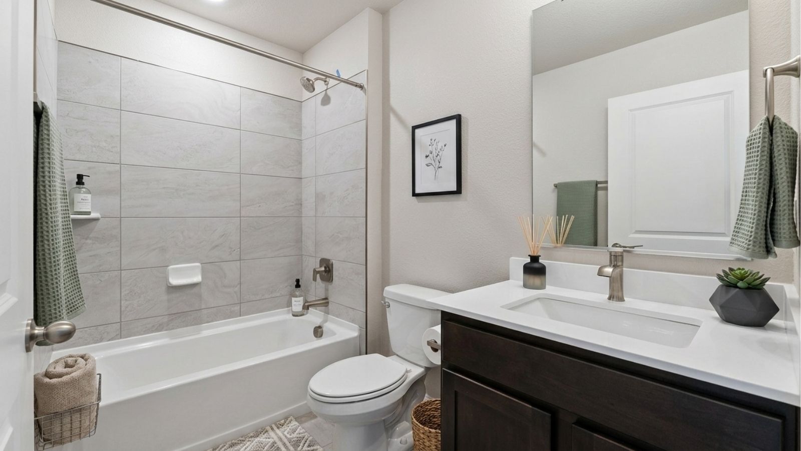 second bathroom new home