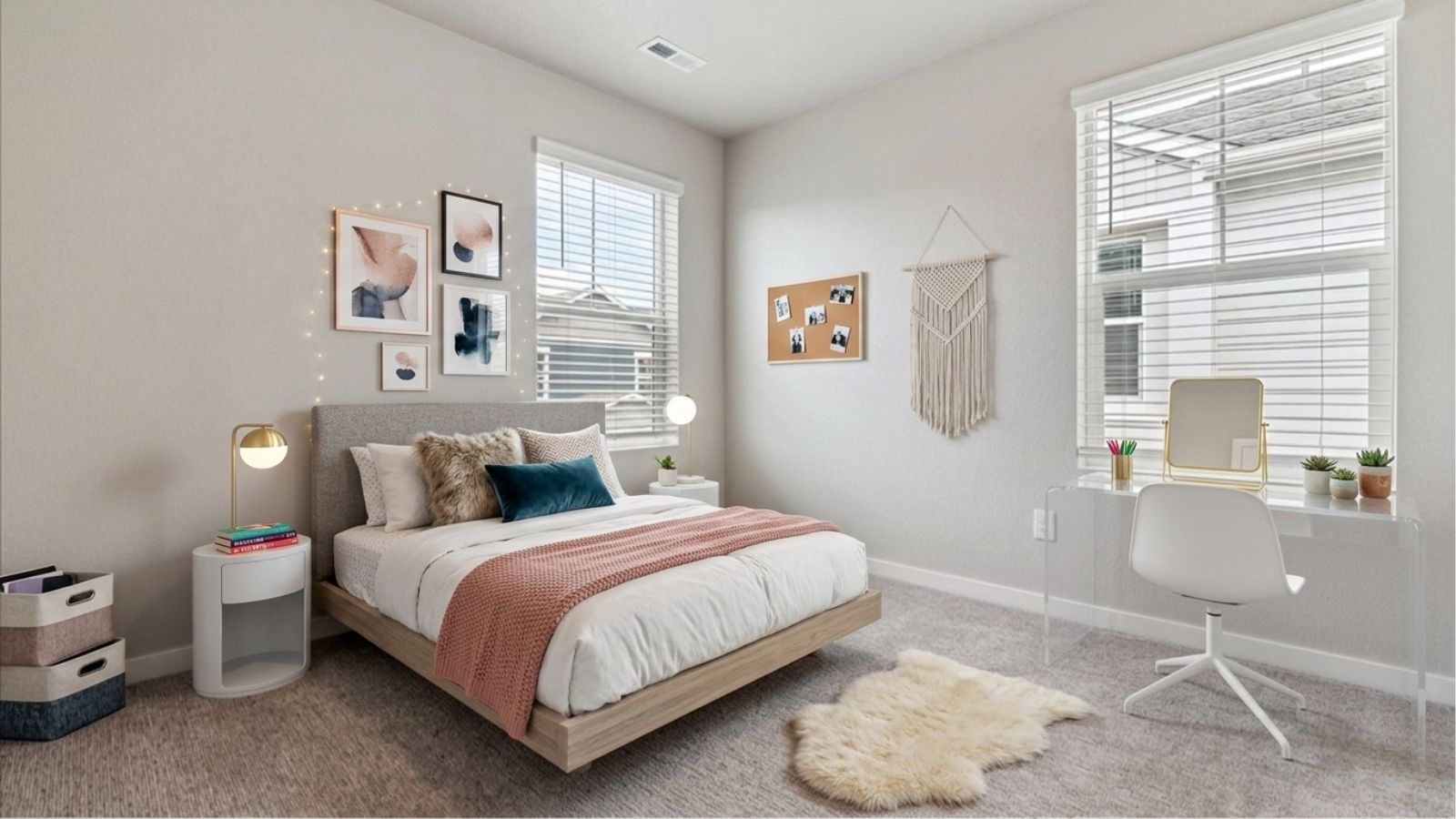 second bedroom new home