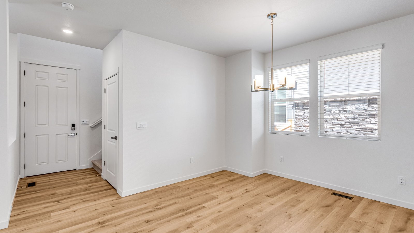 Flexible entry way space in new D.R. Horton home in Colorado