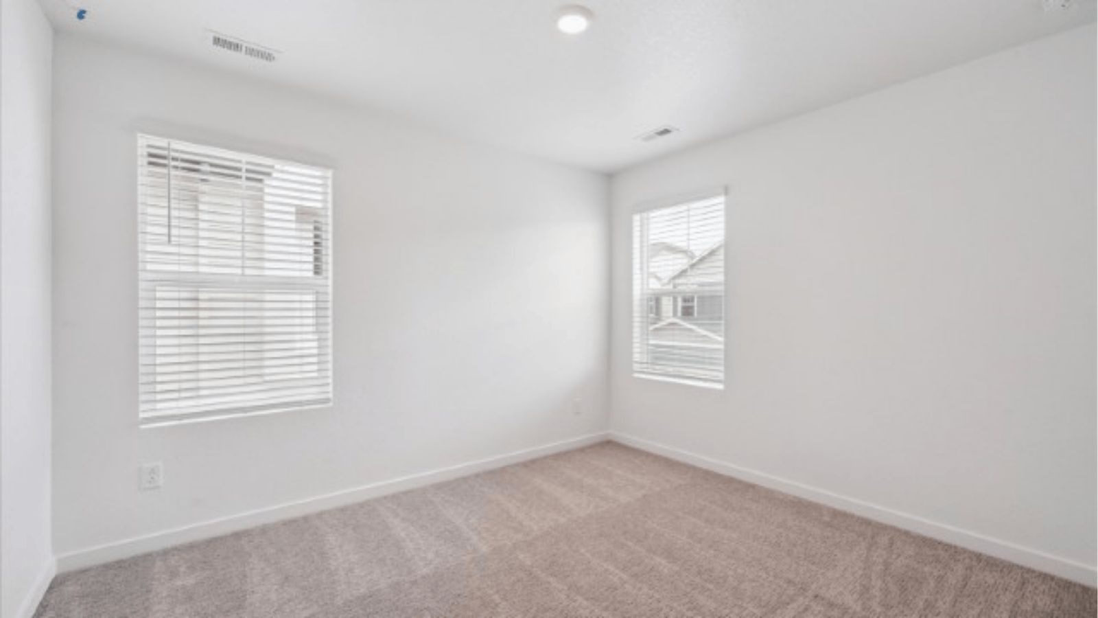Bedroom in new D.R. Horton home