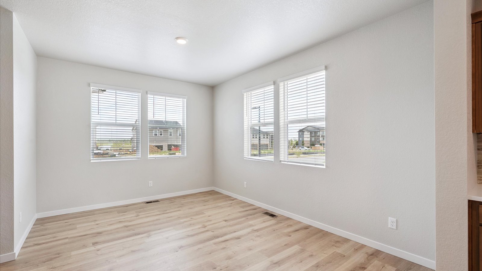 Dining room in new D.R. Horton home