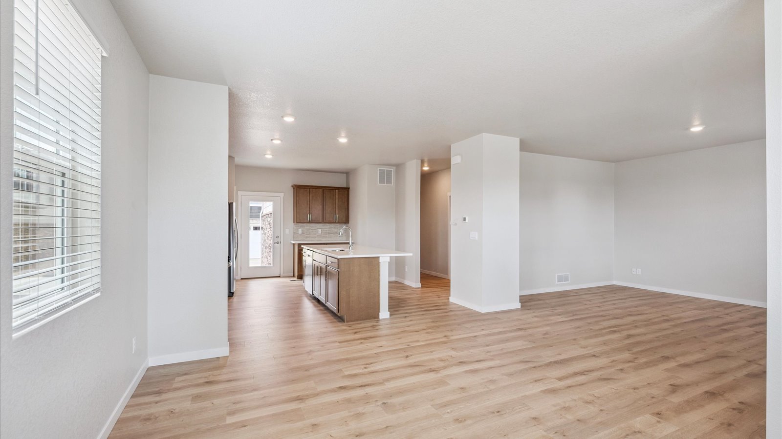 First floor living in new D.R. Horton home