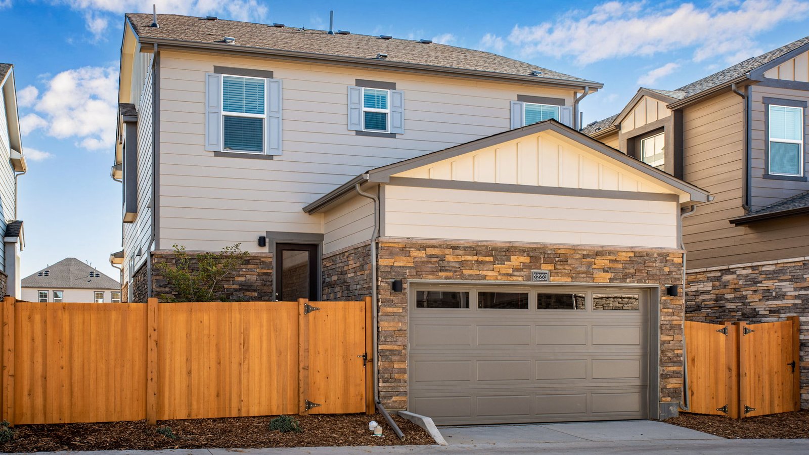 Exterior of D.R. Horton home