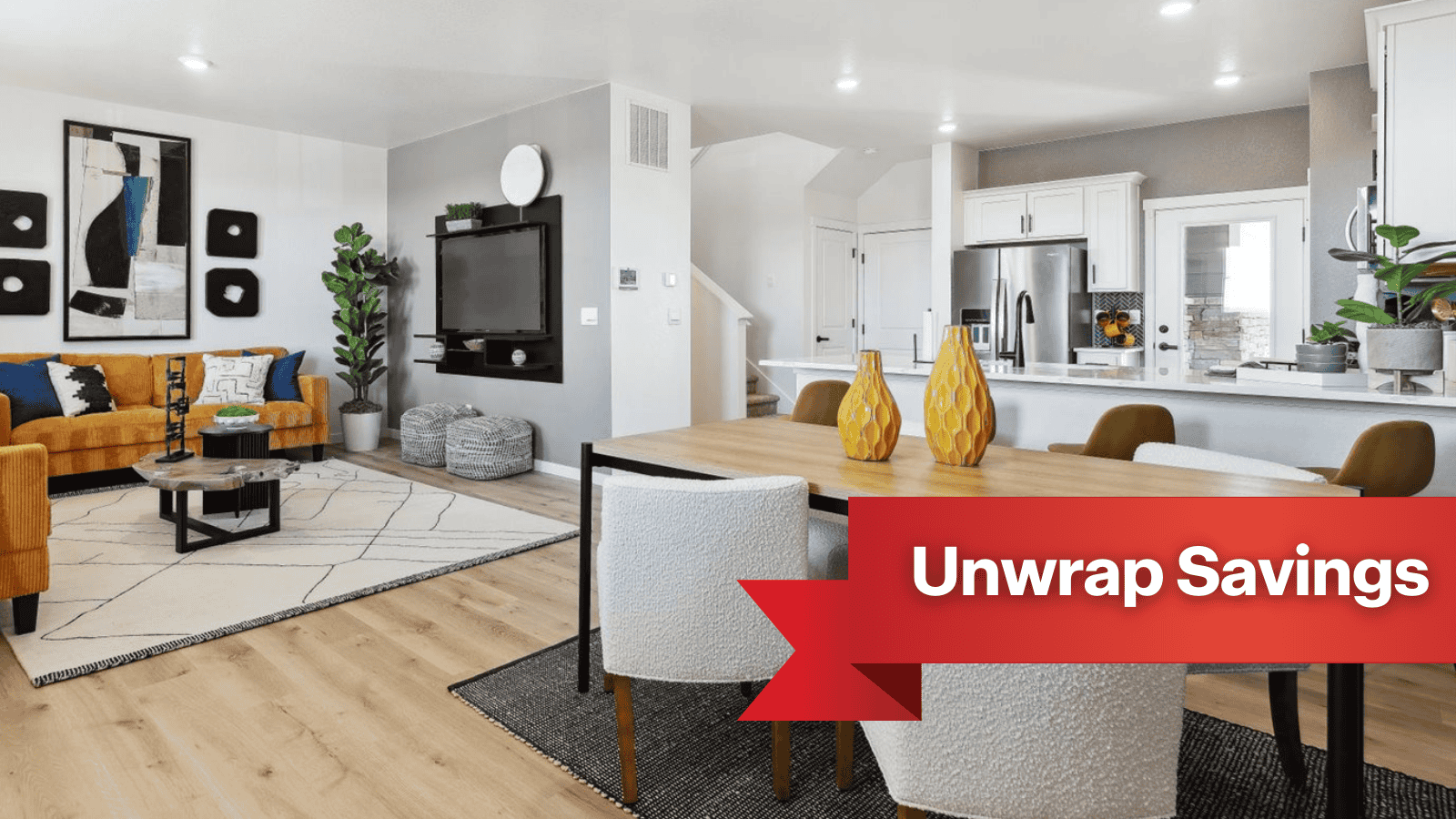 Open living space with vinyl plank flooring in Horizon Upton Aurora, Colorado