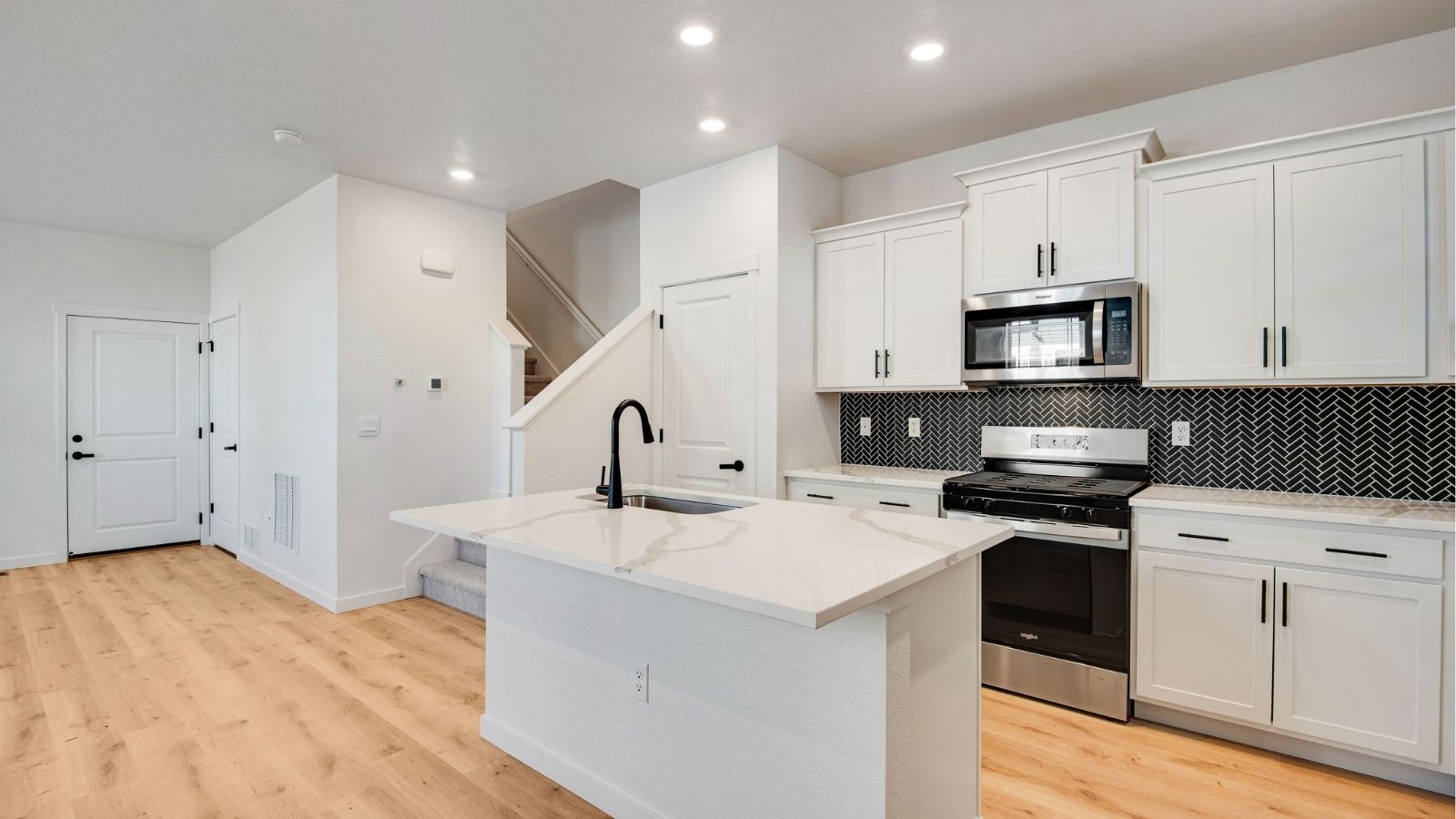 kitchen in paired home