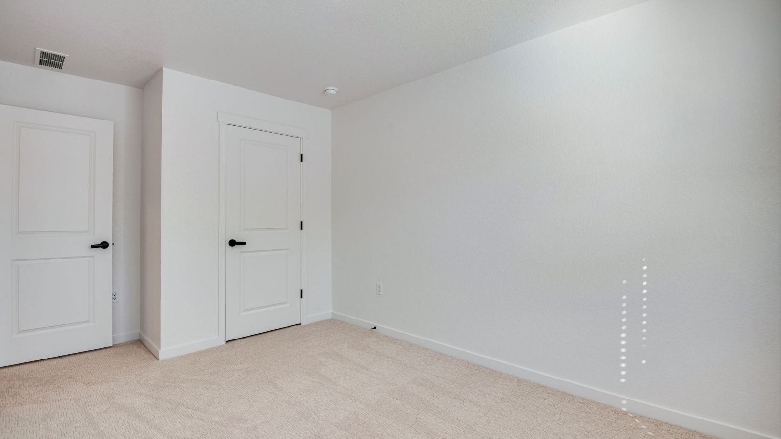 second bedroom in paired home