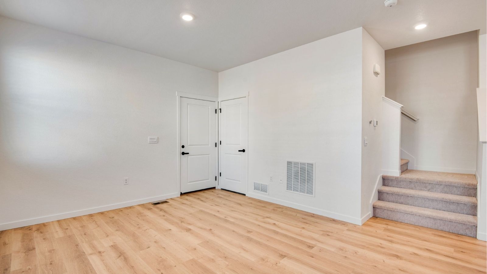 living room in new paired home