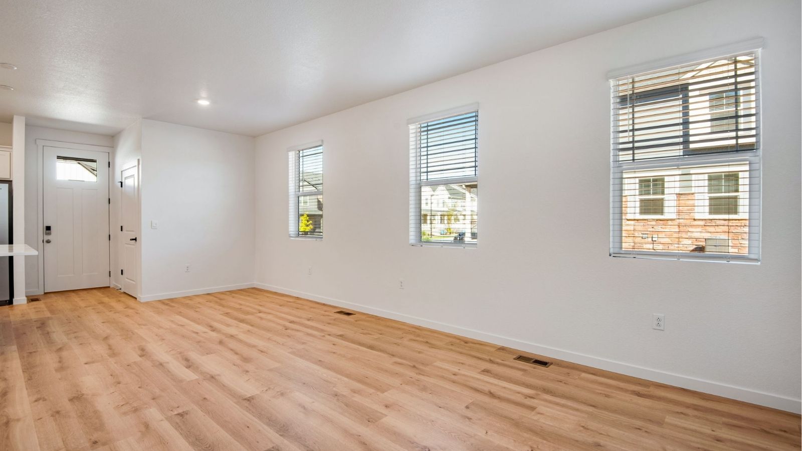 living area in new home