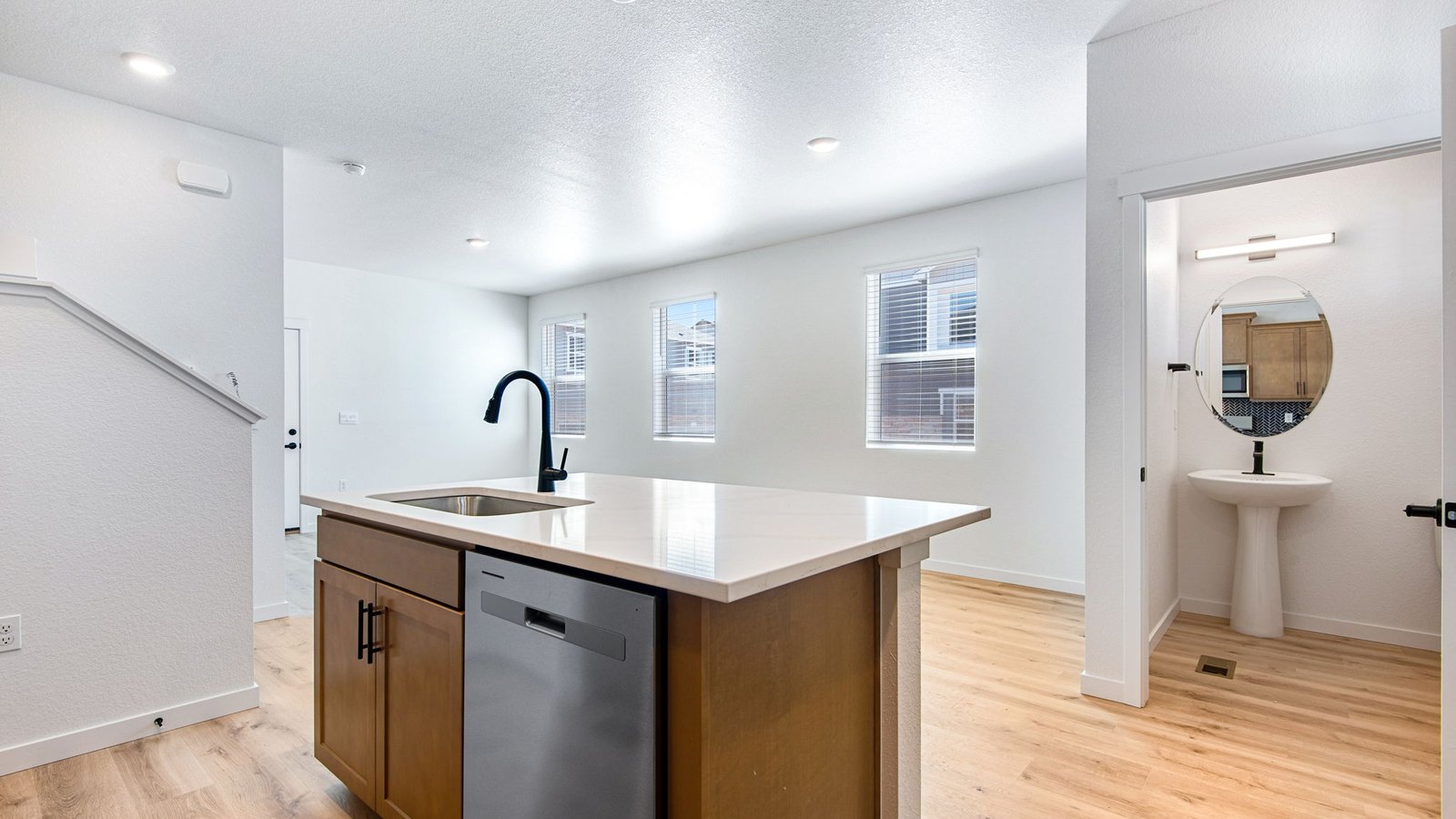 main floor of paired home in Aurora, CO