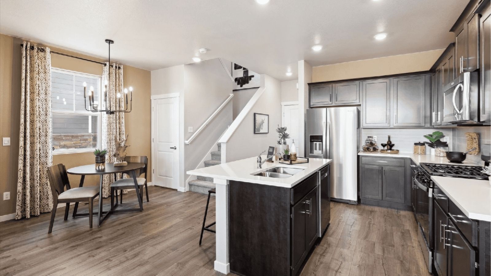 Brand new kitchen in D.R. Horton home