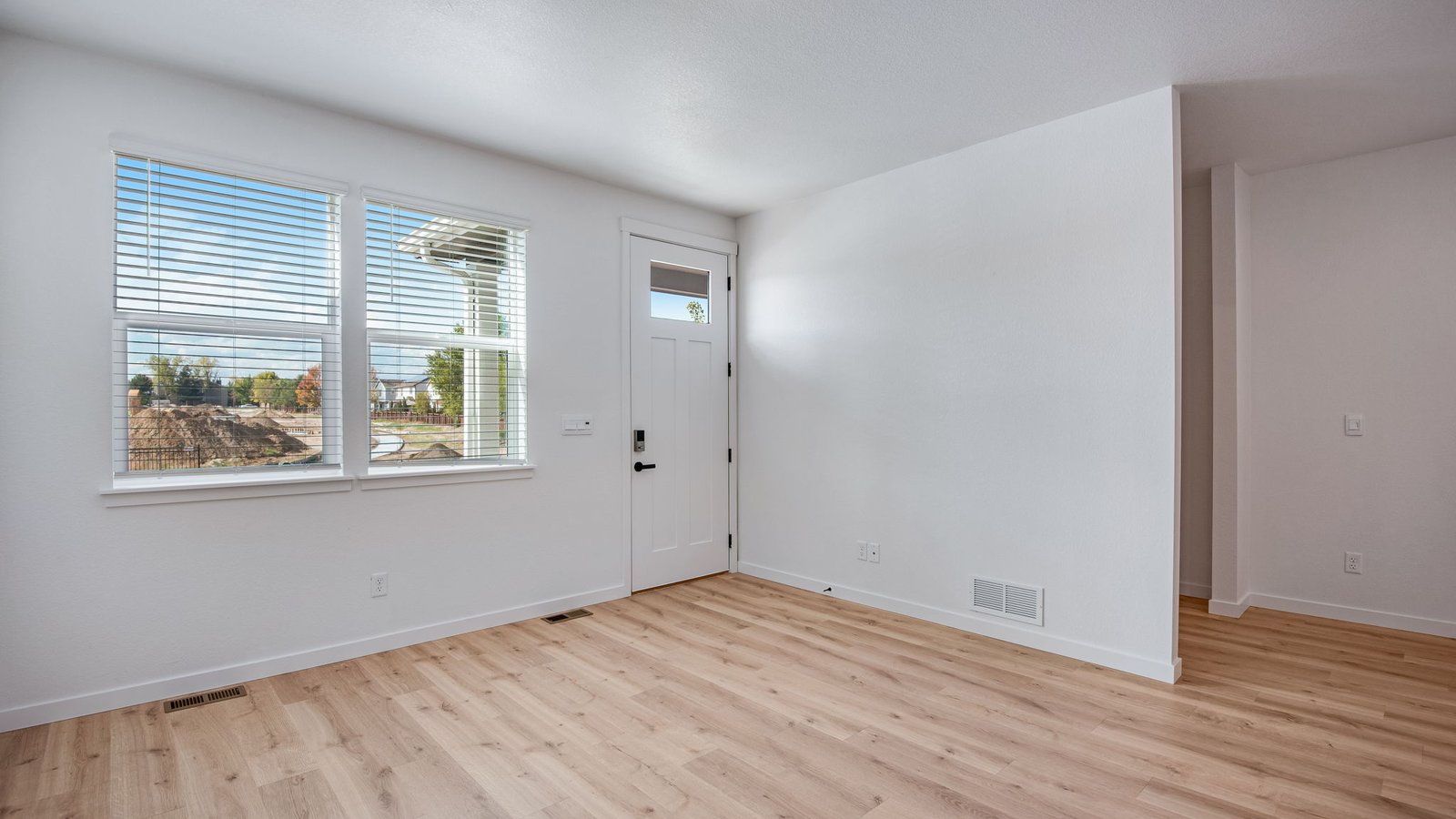 living area in D.R. Horton paired home