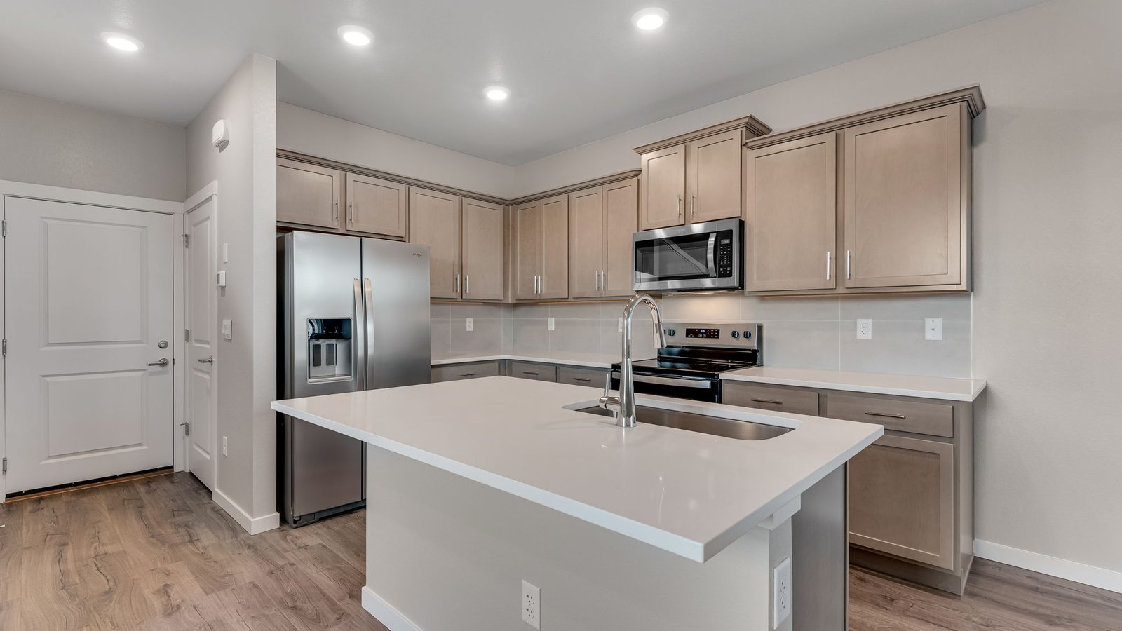 kitchen in new home