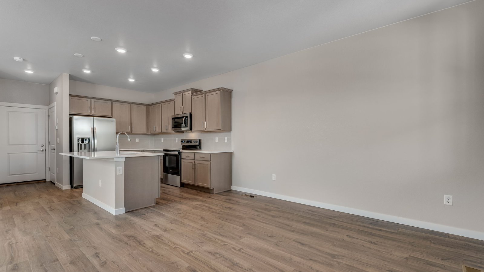 open concept new home
