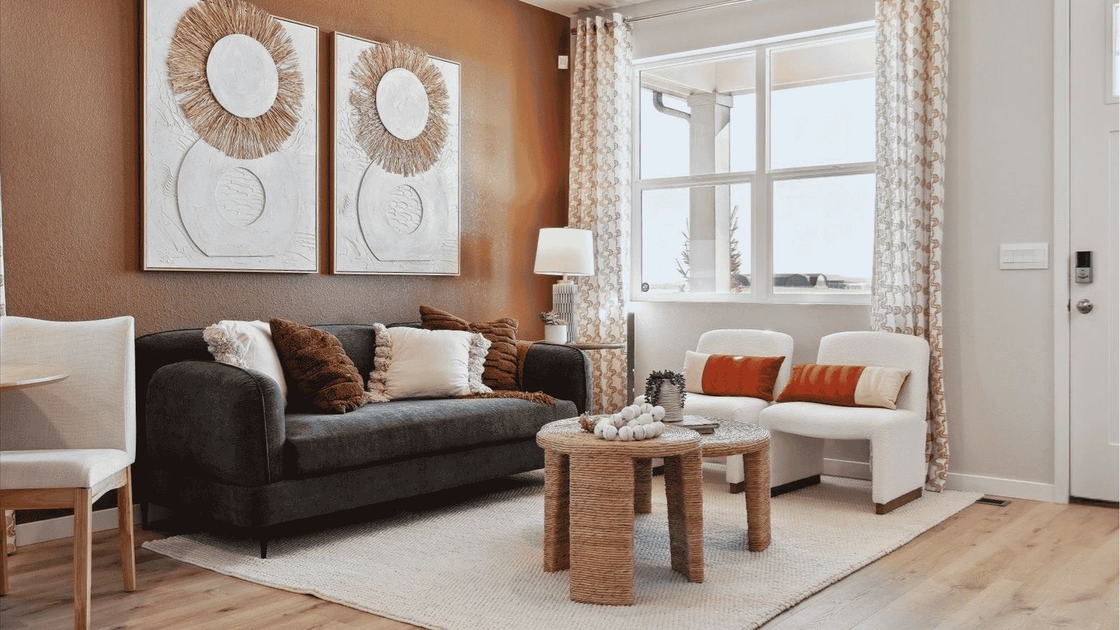 living area in new home