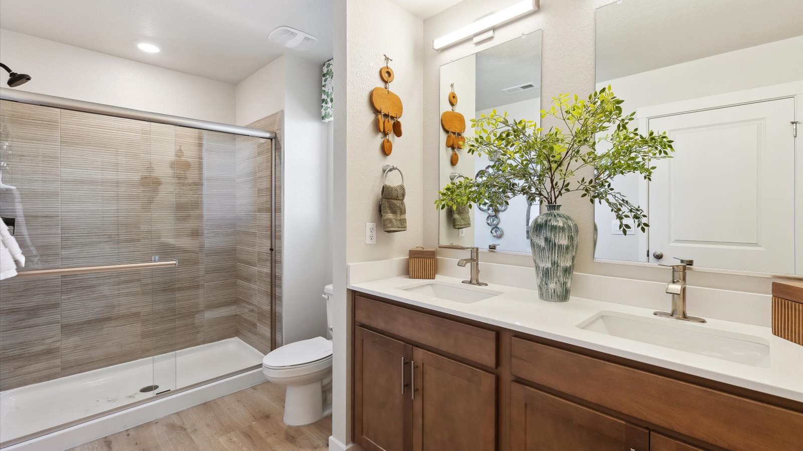 Primary bathroom in new D.R. Horton home