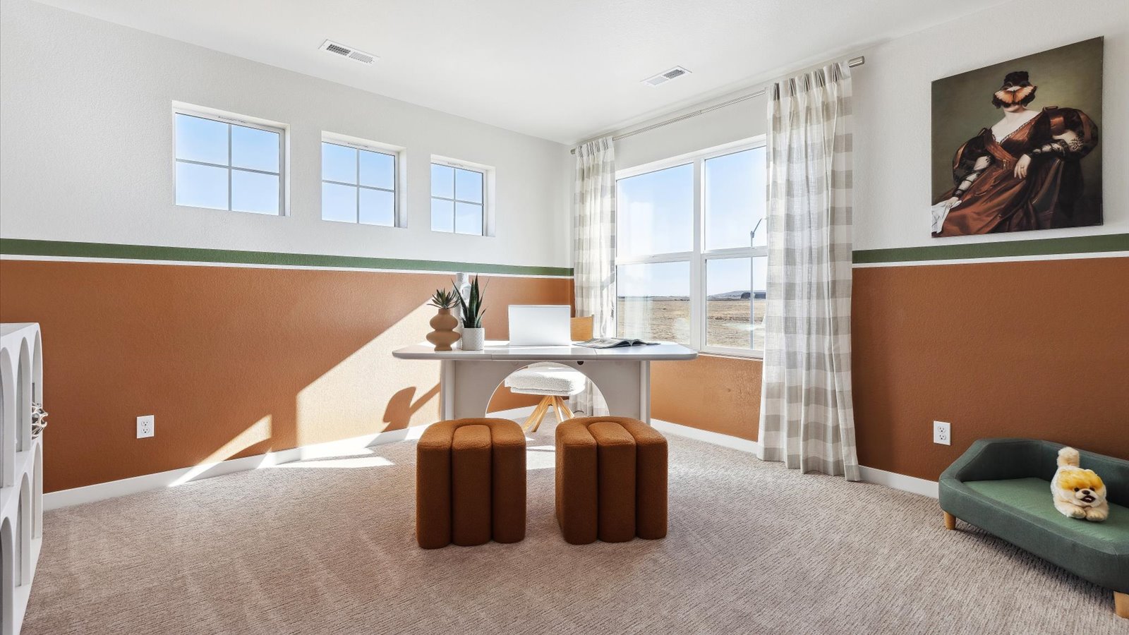 Office in new D.R. Horton home