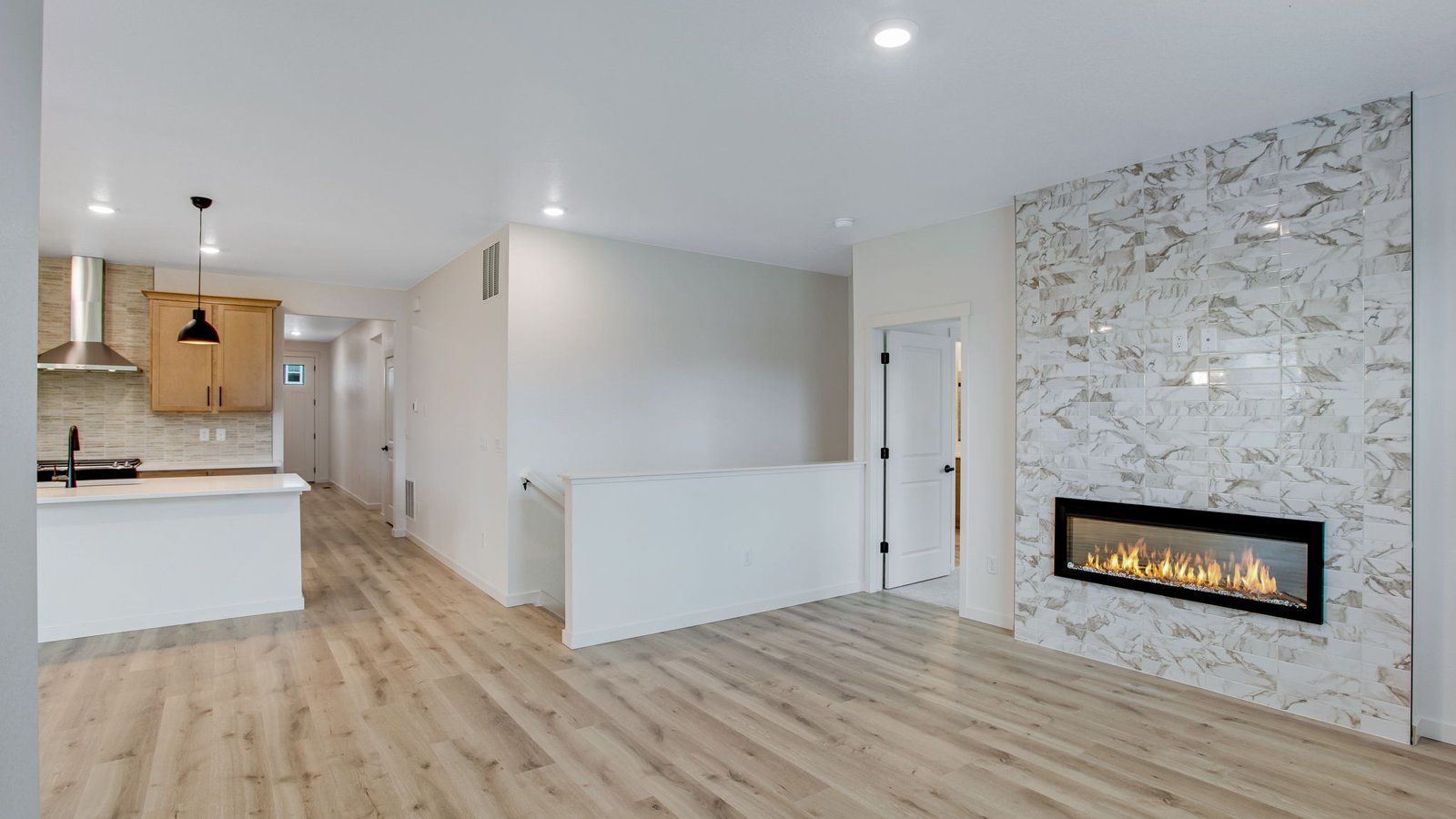 living room ranch home