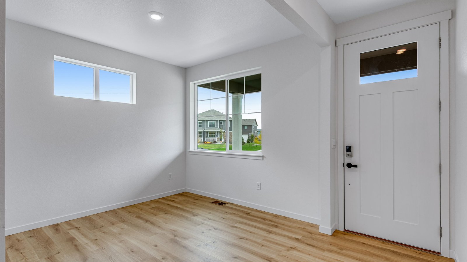 first floor office in new construction home