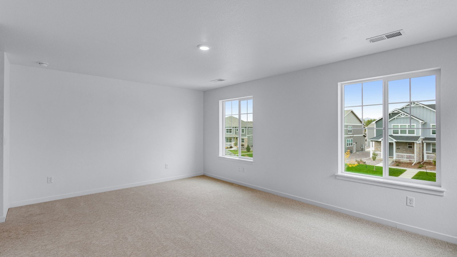 main bedroom in new home