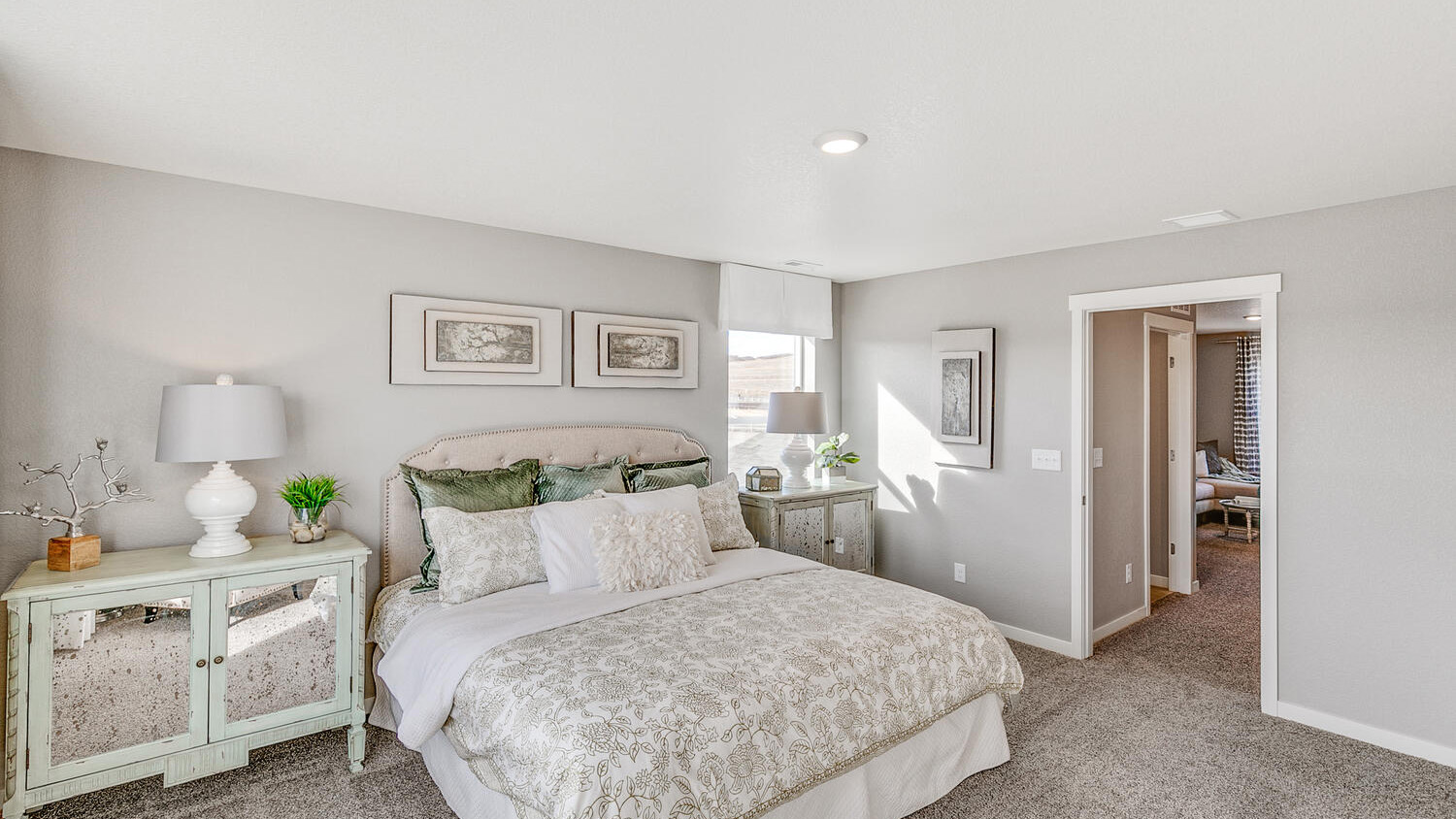 main bedroom in new home