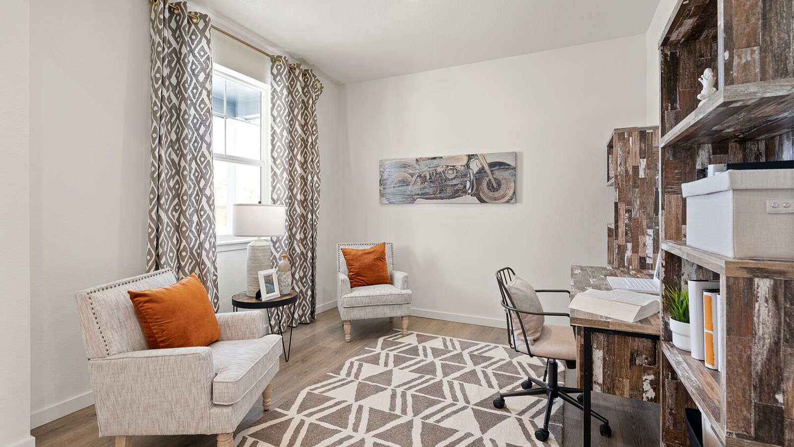 first floor office in new home