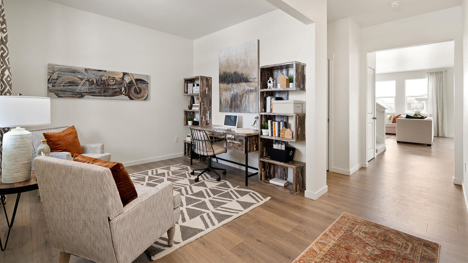 new home with an office