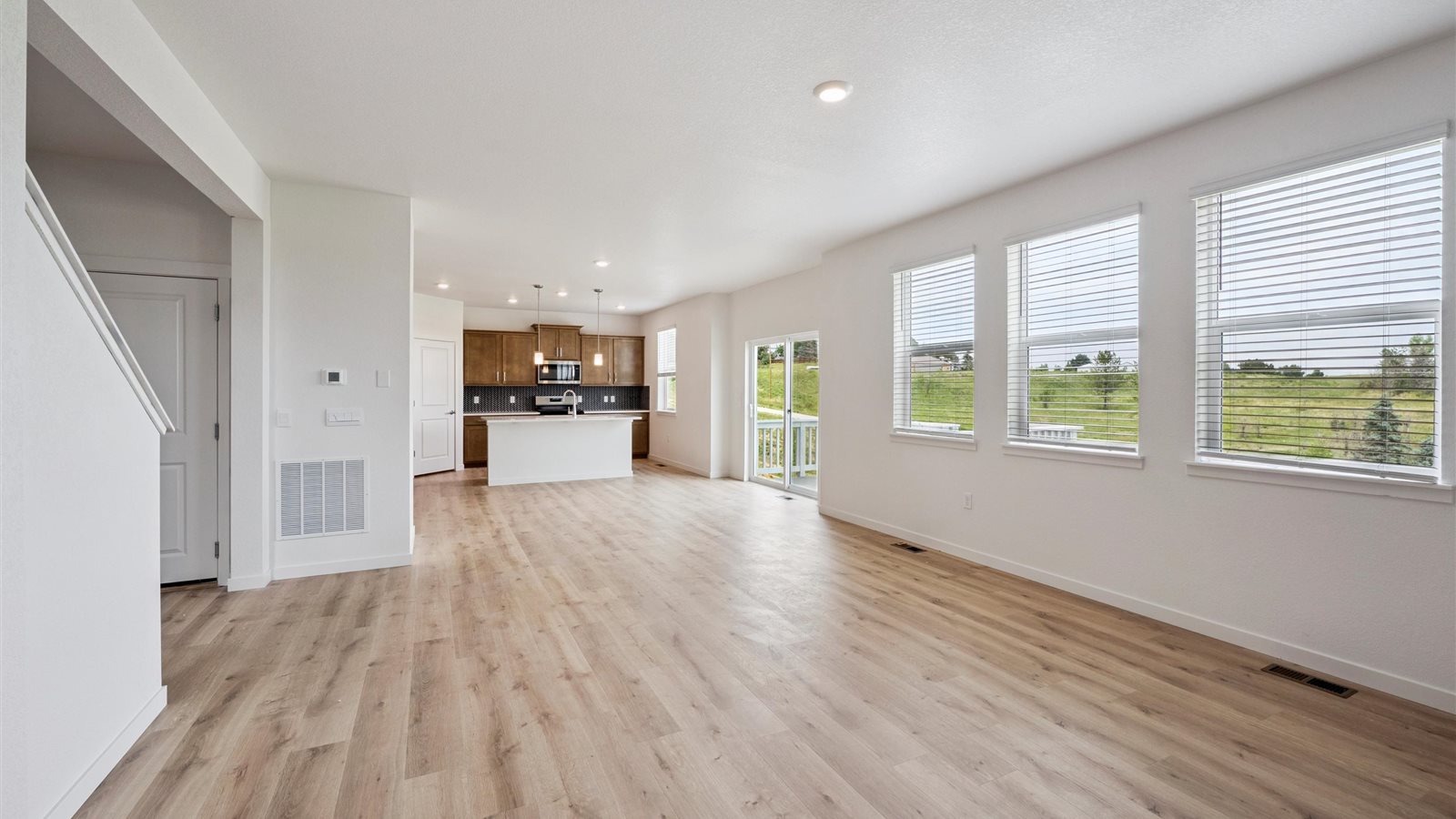 open concept new home in fort collins